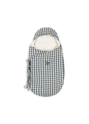 Doll Sleeping Bag in Blue Check
