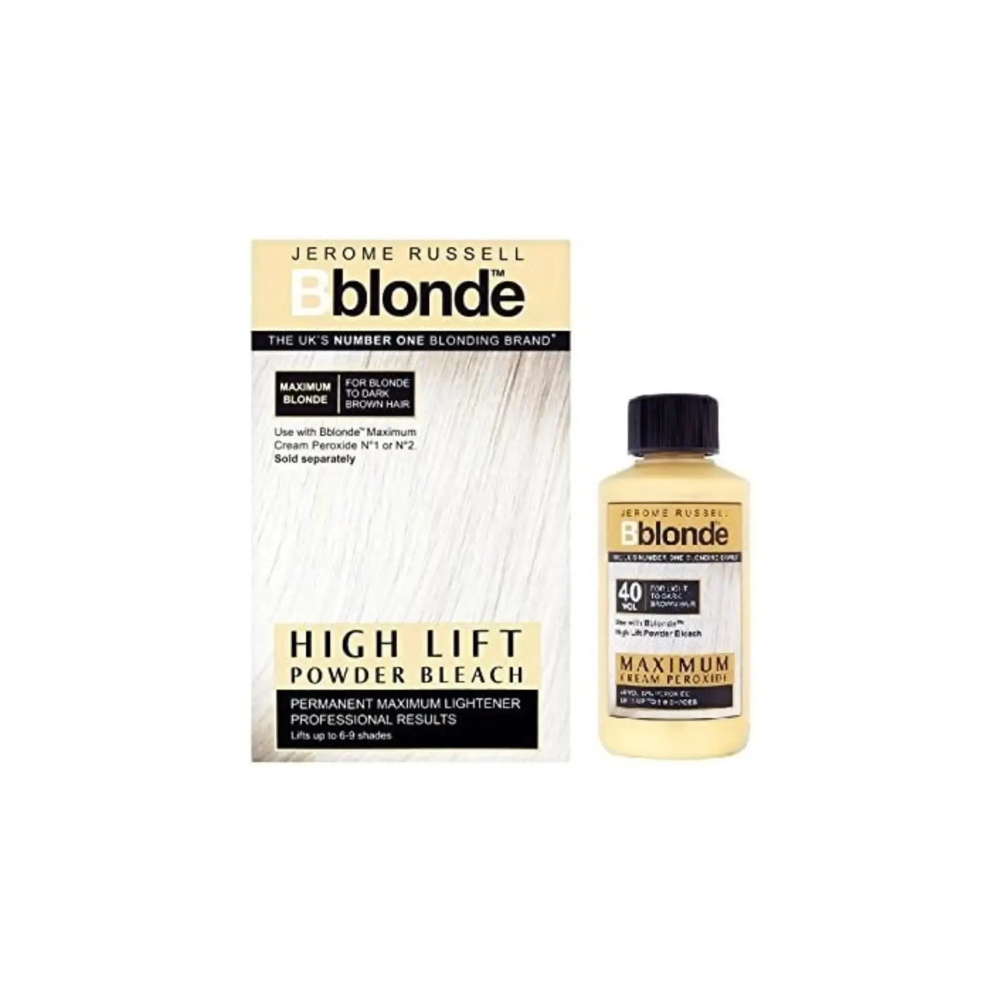 DUO Jerome Russell Bblonde High Lift POWDER Bleach   Cream Peroxide 40v12%