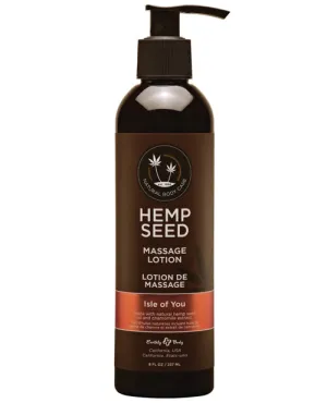 Earthly Body Massage Lotion - Isle Of You 8oz