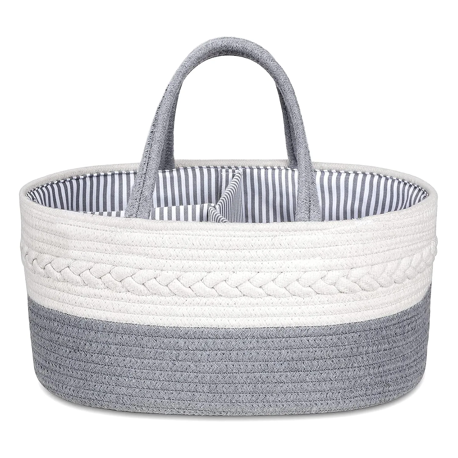 Ecolysium Woven Cotton Diaper Caddy