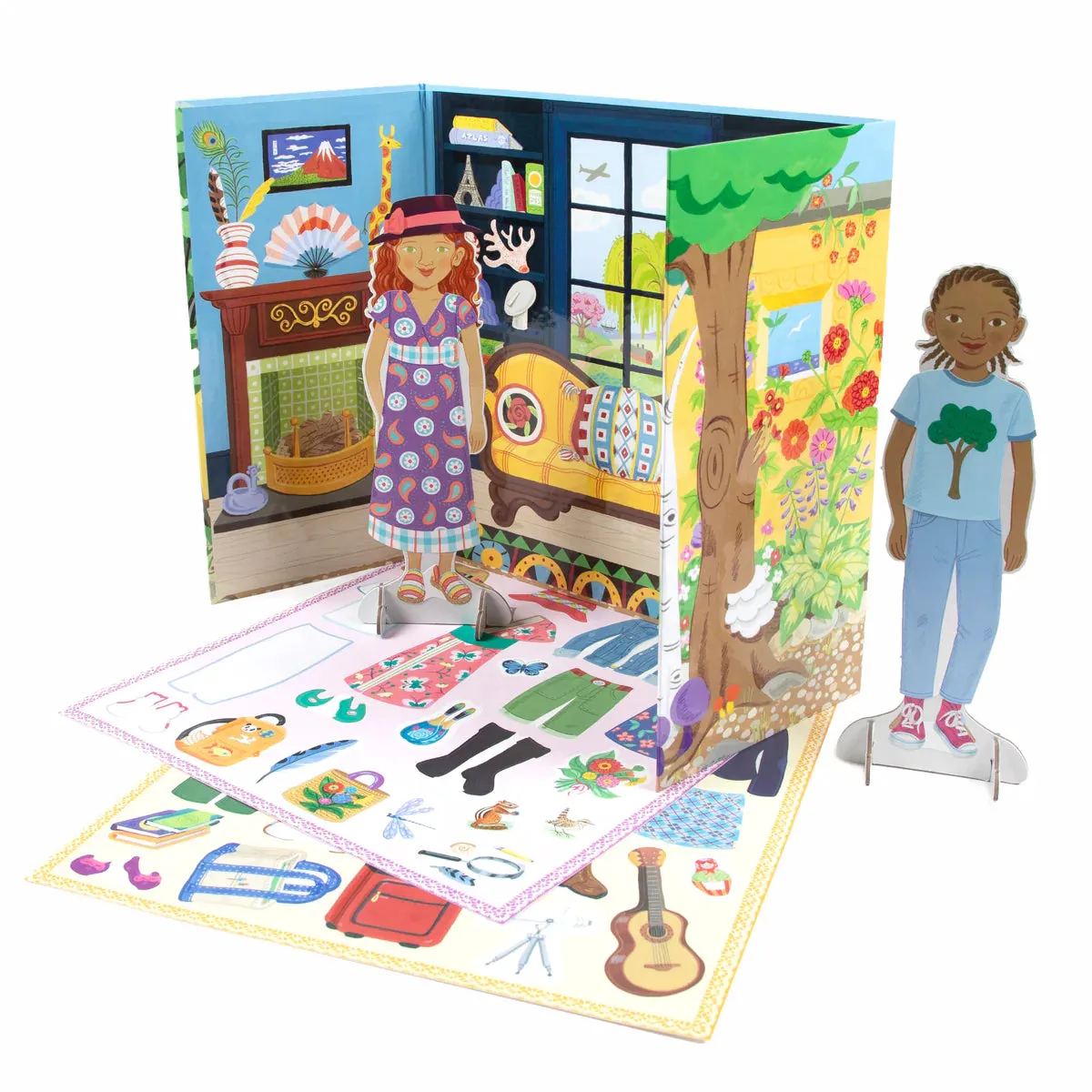 eeBoo Paper Dolls- Explorer and Botanist