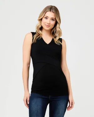 'Embrace' Nursing Tank - Black