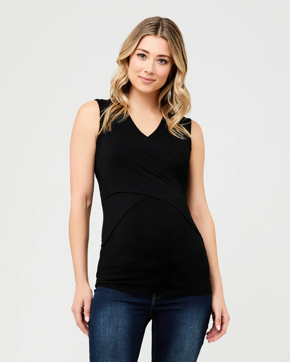 'Embrace' Nursing Tank - Black
