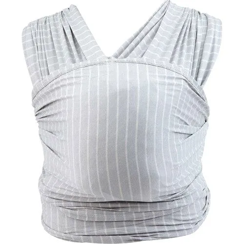 Ergobaby Aura Baby Wrap in Navy Gingham Stripe