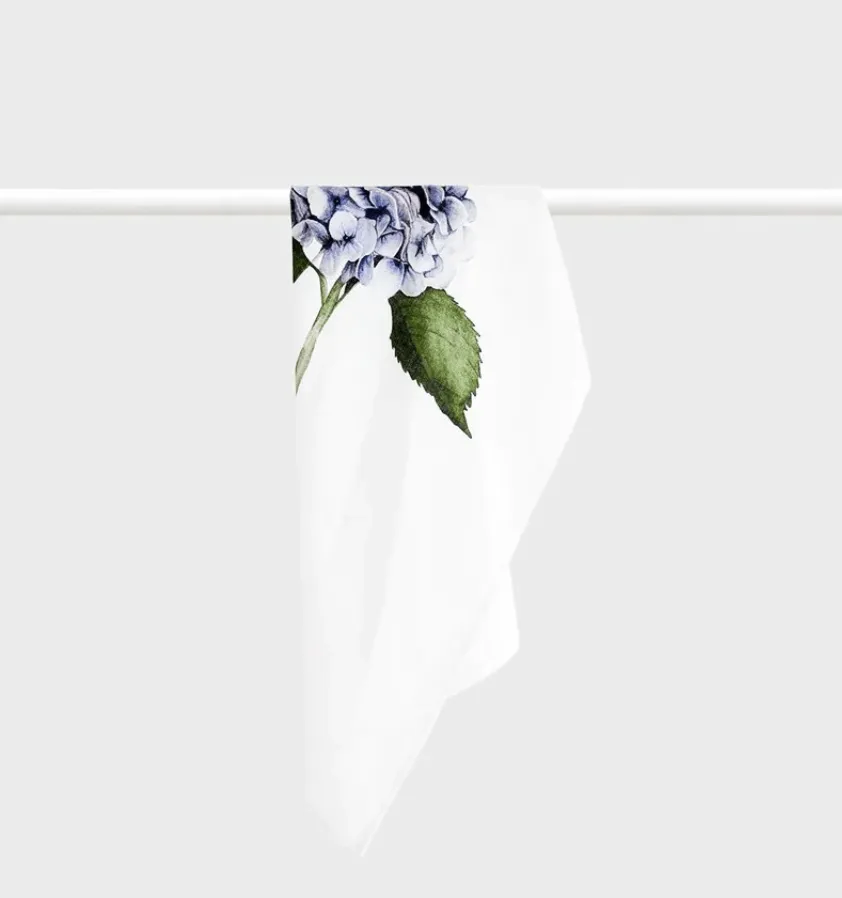 FATHER RABBIT TEA TOWEL HYDRANGEA
