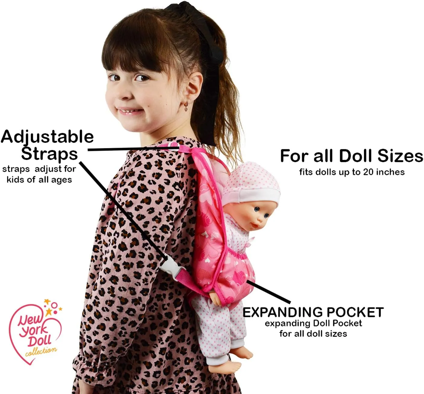 *FINAL SALE* The New York Doll Collection Baby Carrier