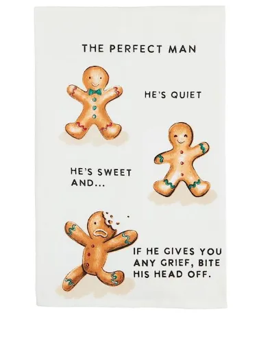 GINGERBREAD MAN TOWELS BY MUD PIE