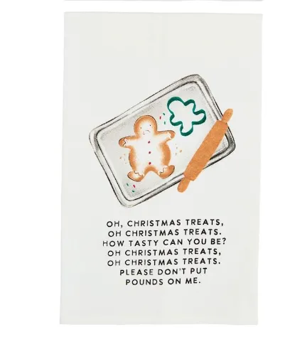 GINGERBREAD MAN TOWELS BY MUD PIE