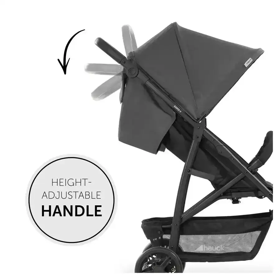 Hauck Standard Stroller Rapid 4 (Grey)