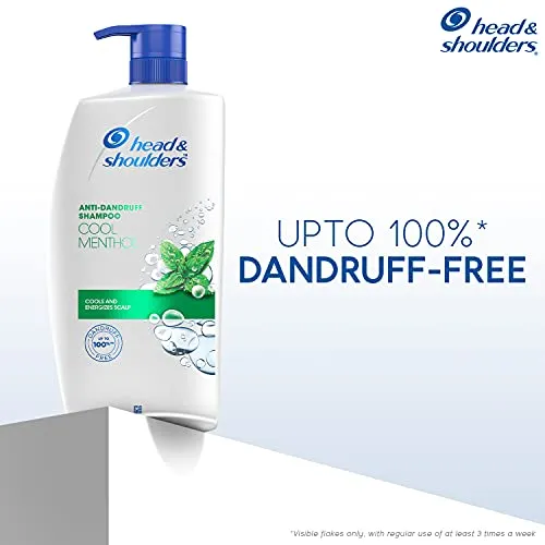 Head & Shoulders Cool Menthol Anti Dandruff Shampoo for Women & Men, 1L