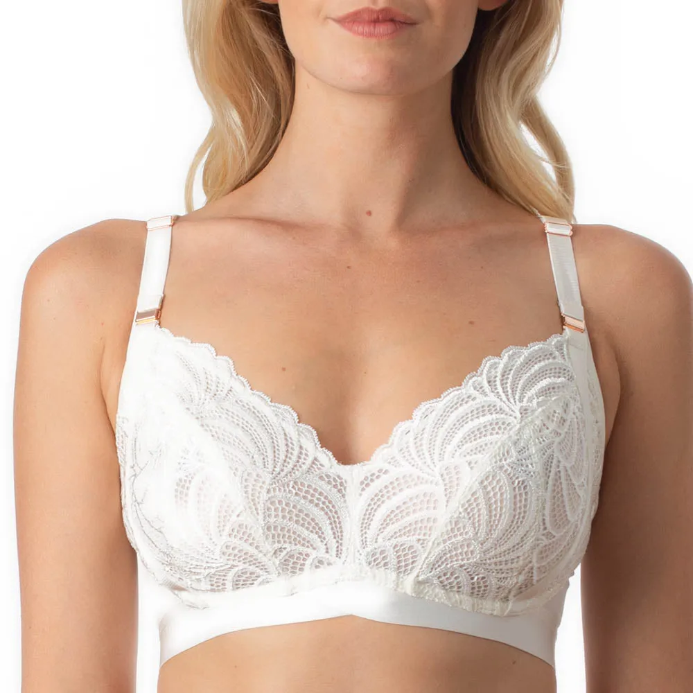 Hotmilk 'Warrior' Soft Cup Wirefree Nursing Bra - Ivory