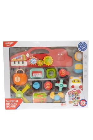 Huanger Baby Musical  Blocks Board (15pcs)