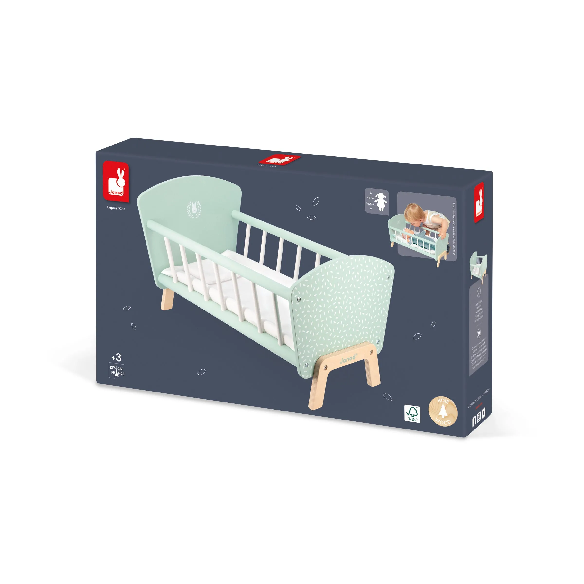 Janod Zen Doll's Bed
