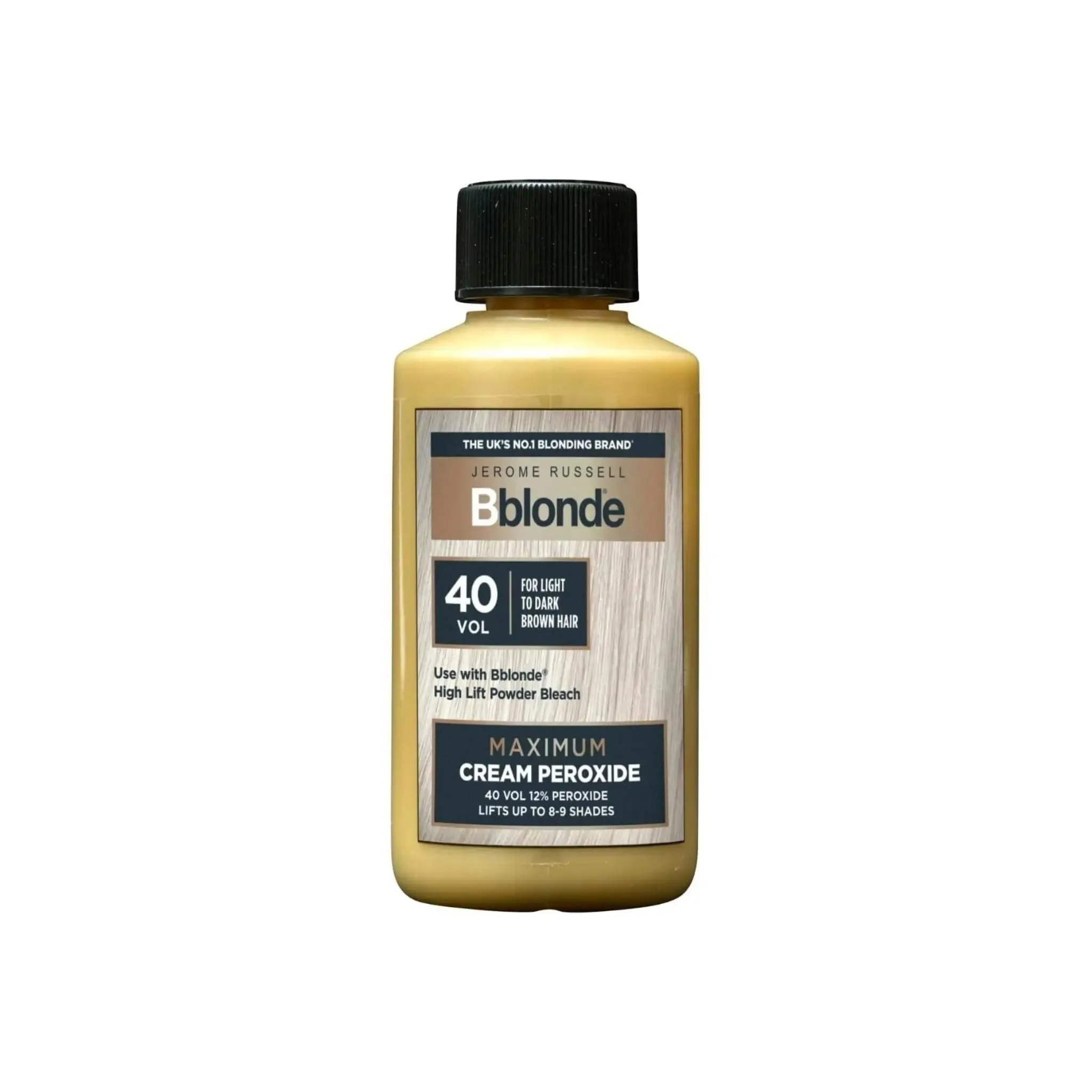 Jerome Russell Bblonde Cream Peroxide, 40 Volume, 12% Peroxide, Lifts 8-9 Level