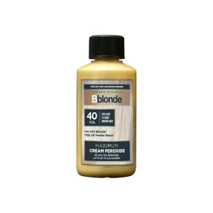 Jerome Russell Bblonde Cream Peroxide, 40 Volume, 12% Peroxide, Lifts 8-9 Level