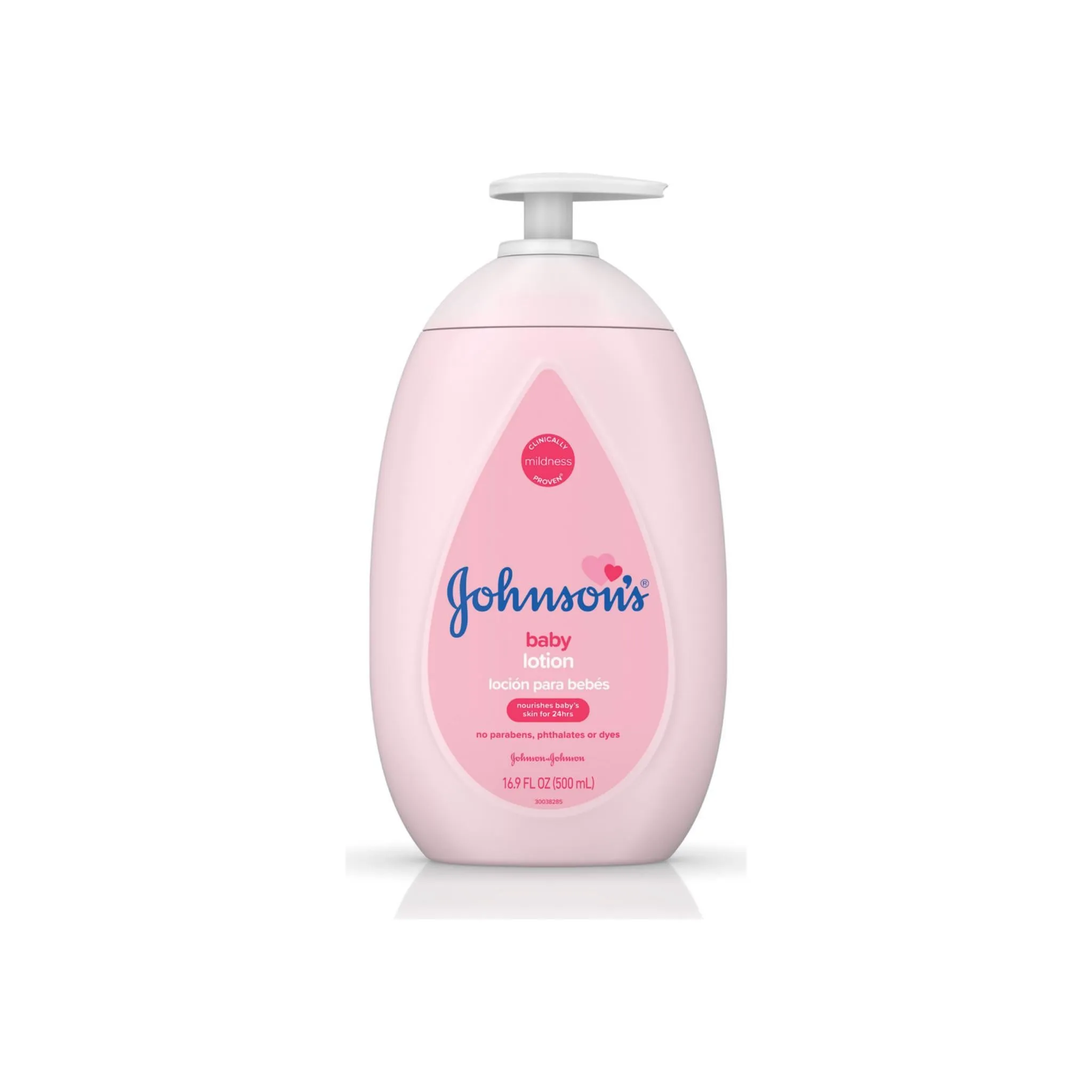 JOHNSON'S Moisturizing Baby Lotion with Coconut Oil, Hypoallergenic 16.90 oz