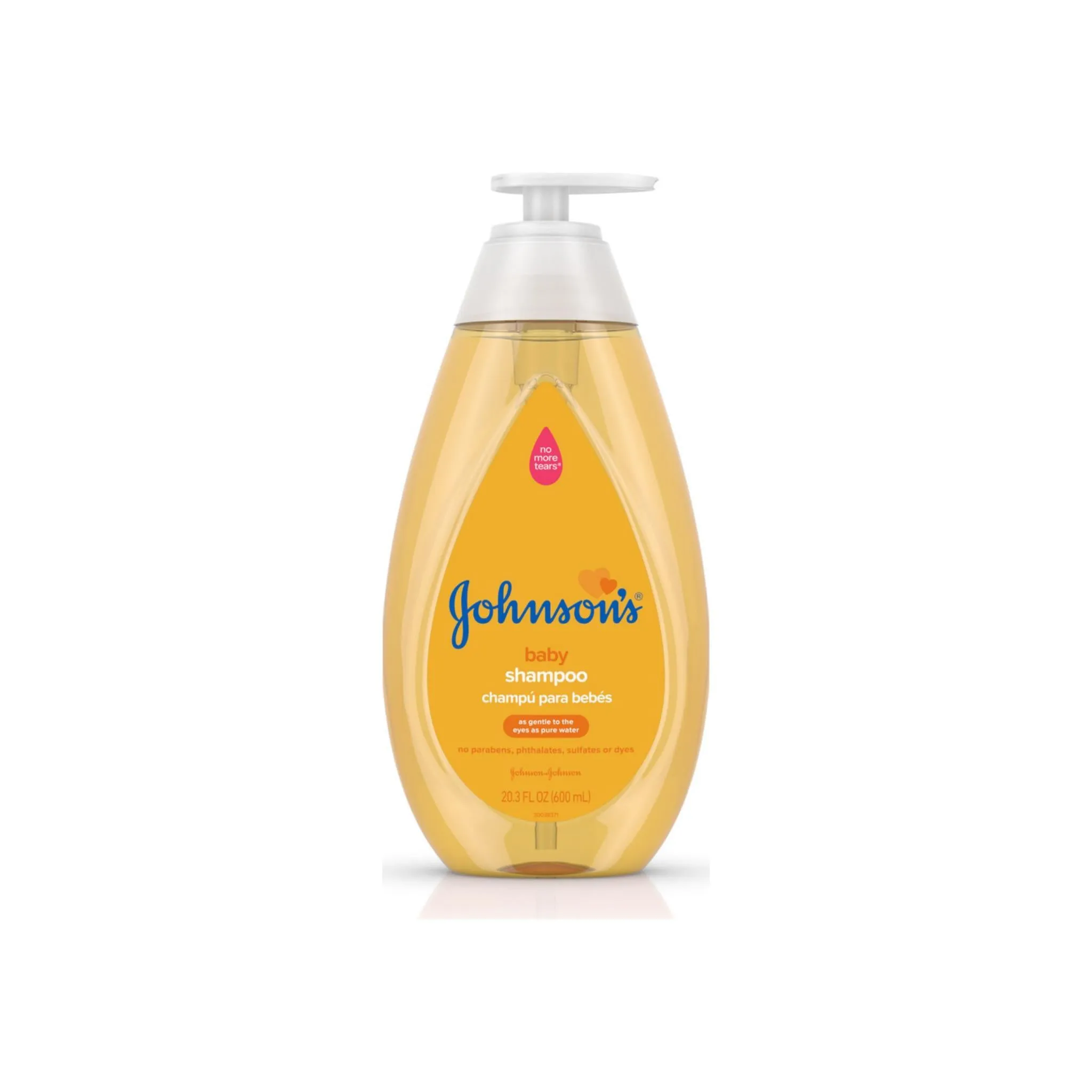 JOHNSON'S Tear Free Baby Shampoo, Free of Parabens, Phthalates, Sulfates and Dyes 20.30 oz