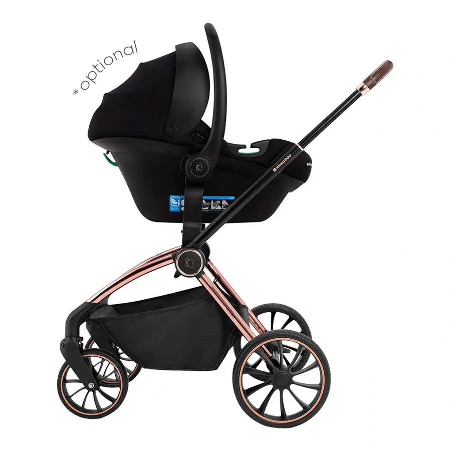 Kikkaboo Stroller 2in1 With Carrycot Kara (Black)