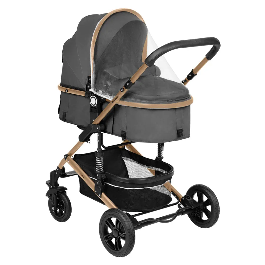 Kikkaboo Stroller 3in1 transf. seat Amaia (Dark Grey) 2024
