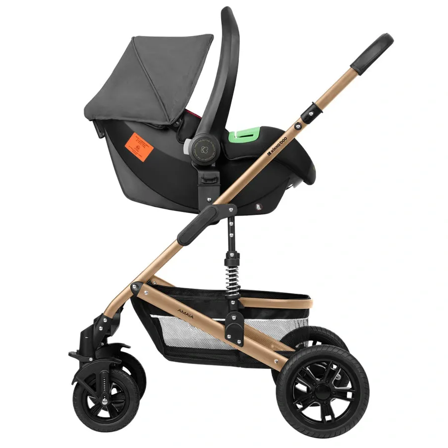 Kikkaboo Stroller 3in1 transf. seat Amaia (Dark Grey) 2024