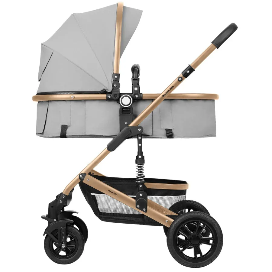 Kikkaboo Stroller 3in1 transf. seat Amaia (Light Grey) 2024