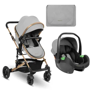 Kikkaboo Stroller 3in1 transf. seat Amaia (Light Grey) 2024