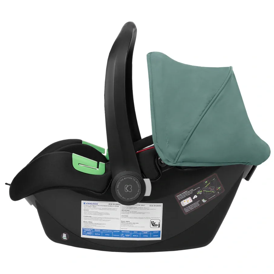 Kikkaboo Stroller 3in1 transf. seat Amaia (Mint) 2024