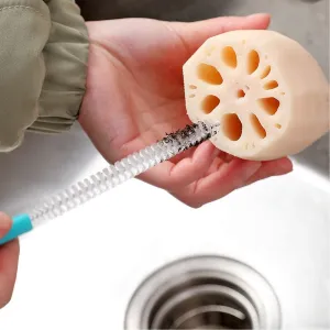 Kitchen Sink Spring Cleaner Metal Wire Brush For Drain Pipe ( 1 pcs )