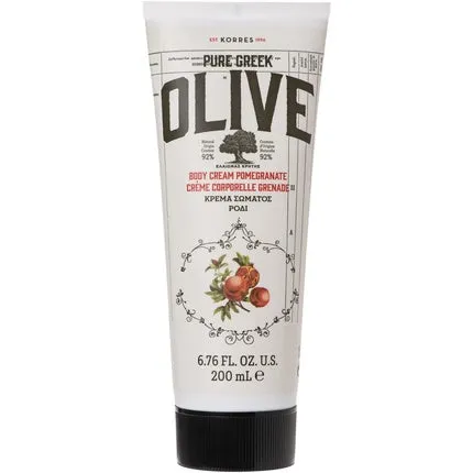 KORRES Moisturizing body milk with olive and pomegranate, 200 ml