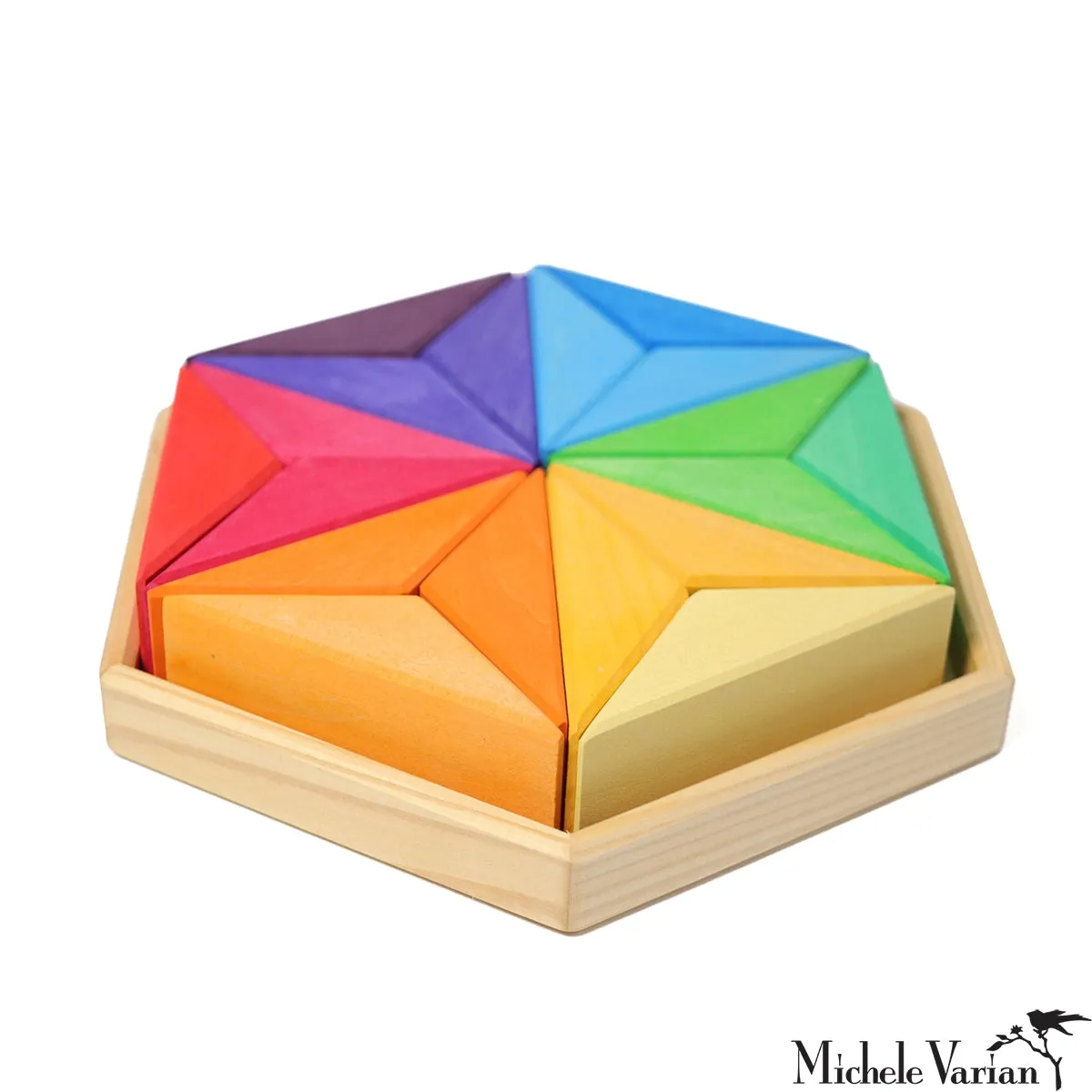 Large Wooden Star Blocks