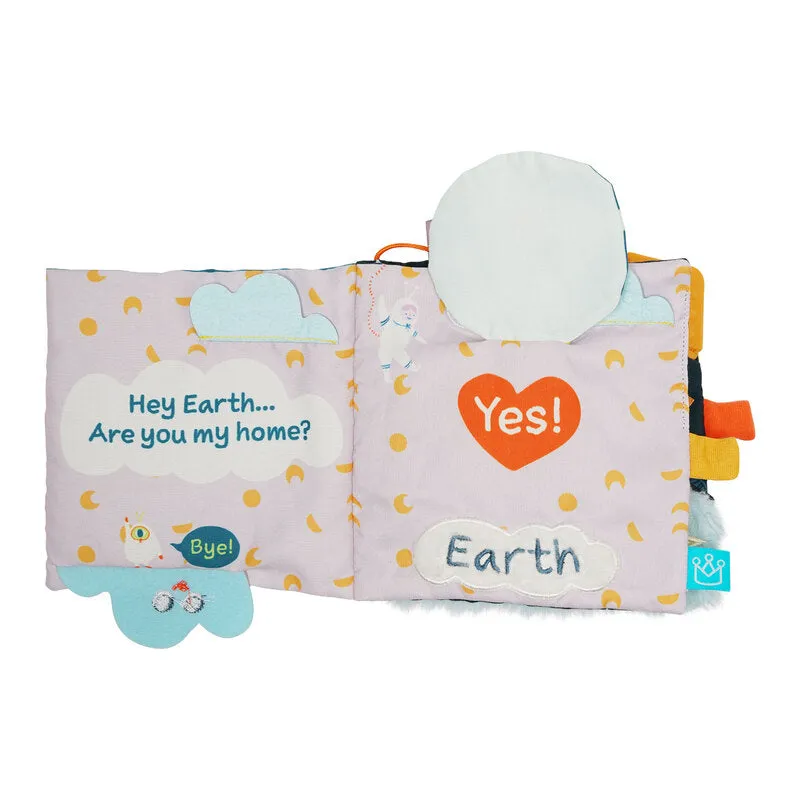 Little Rocket Finds Home Fabric Book