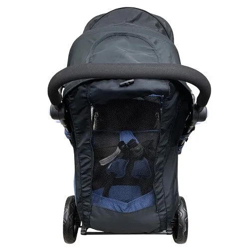 Lucky Baby City Dou™ Plus Twin Stroller - Denim  (1yr local warranty) 