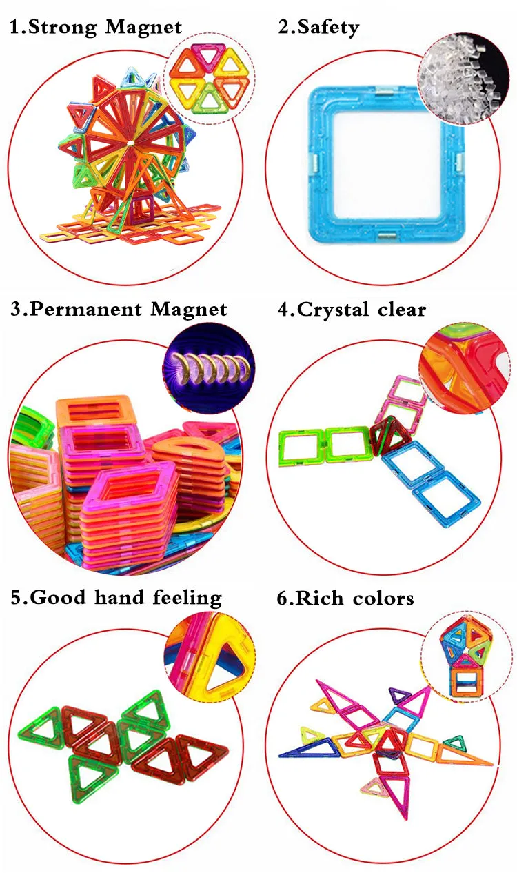 Magnetic Building Blocks Set