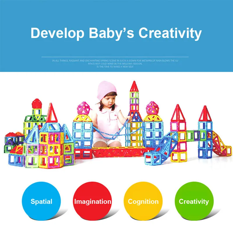 Magnetic Building Blocks Set