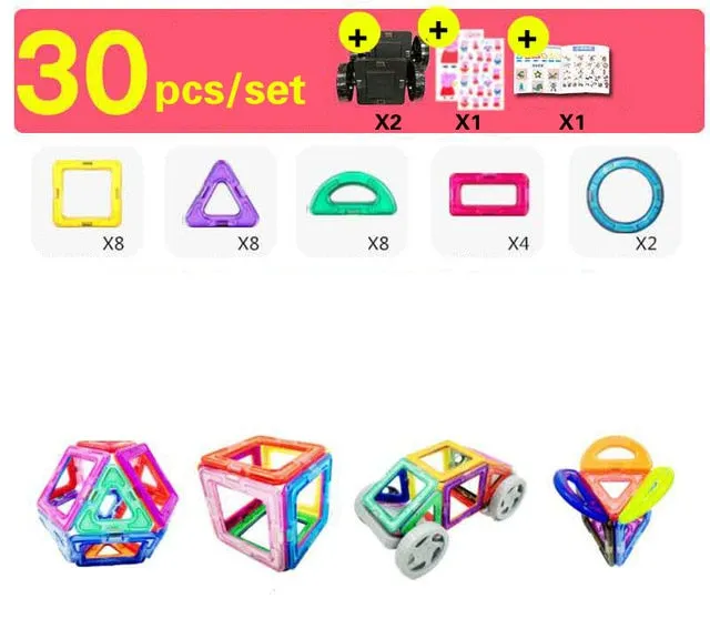 Magnetic Building Blocks Set