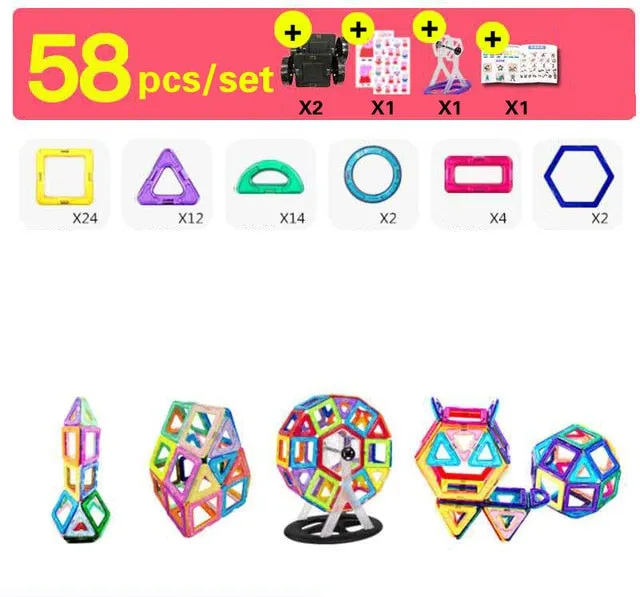 Magnetic Building Blocks Set