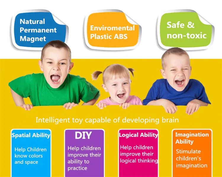 Magnetic Building Blocks Set