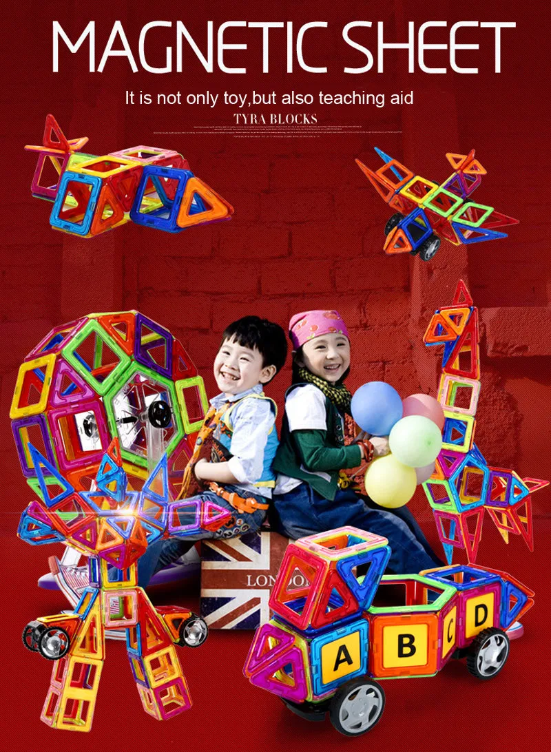 Magnetic Building Blocks Set