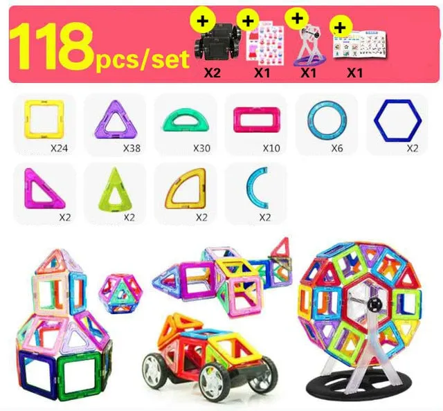 Magnetic Building Blocks Set