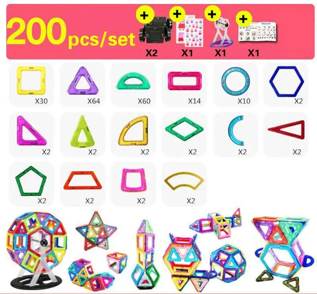 Magnetic Building Blocks Set