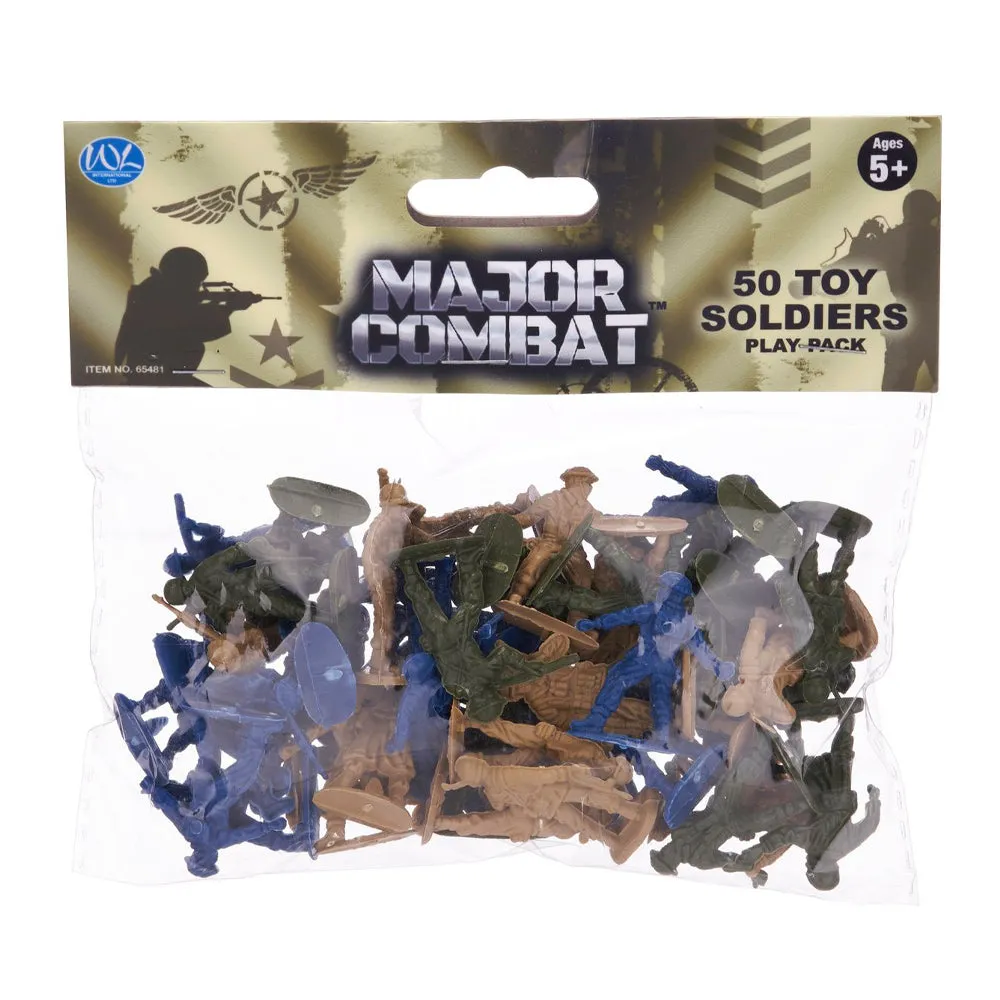 Major Combat Toy Soldiers Figures 50pk