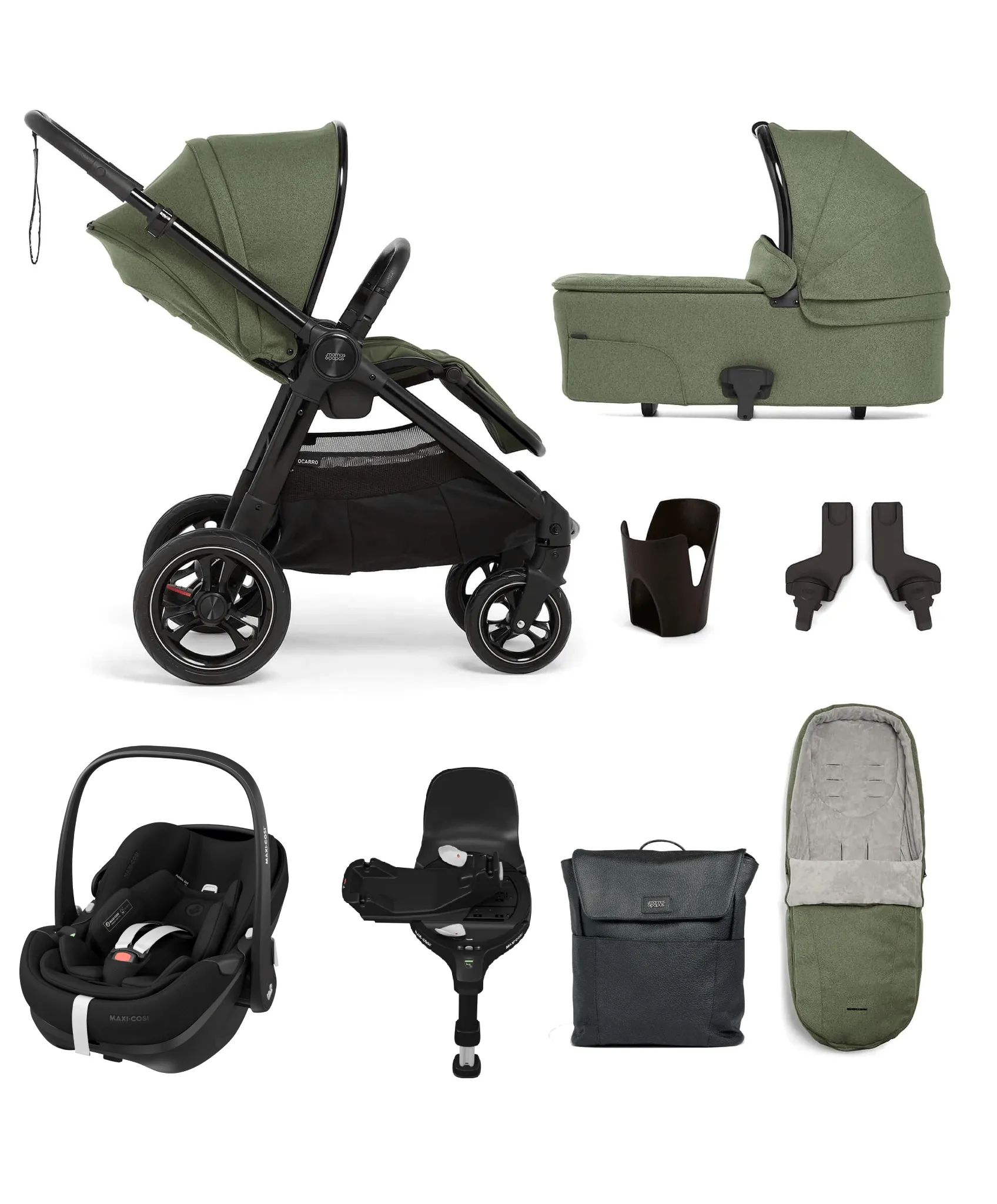 Mamas & Papas Ocarro Pebble 360 PRO Travel System - Juniper