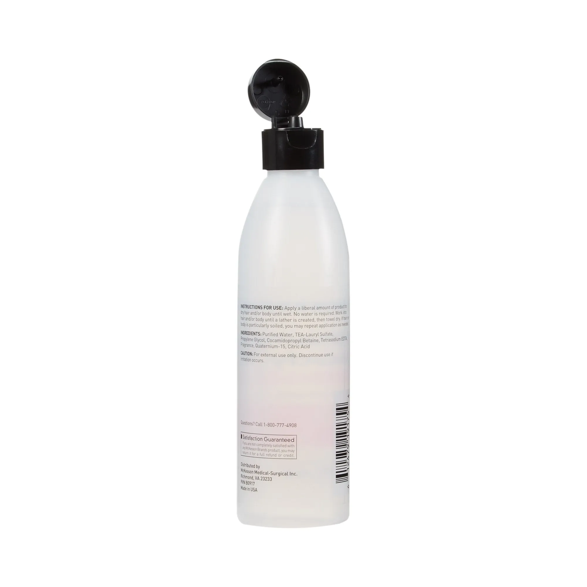 McKesson Rinse-Free Shampoo and Body Wash, 8 oz Bottle