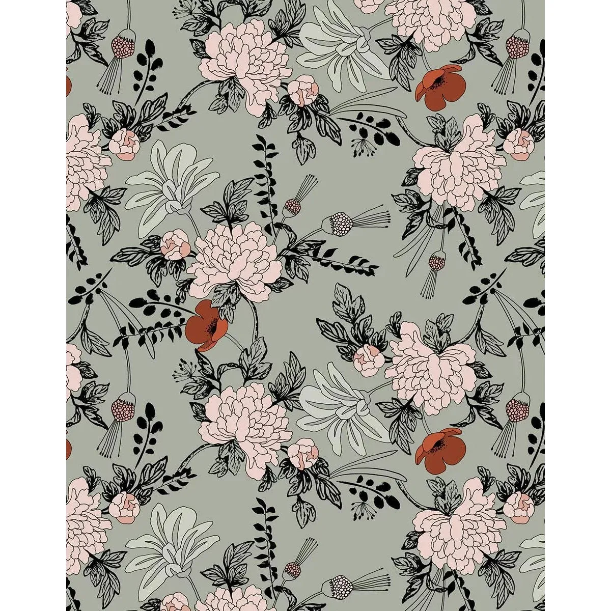 MiniKane gordis sleeping bag in luxury roses
