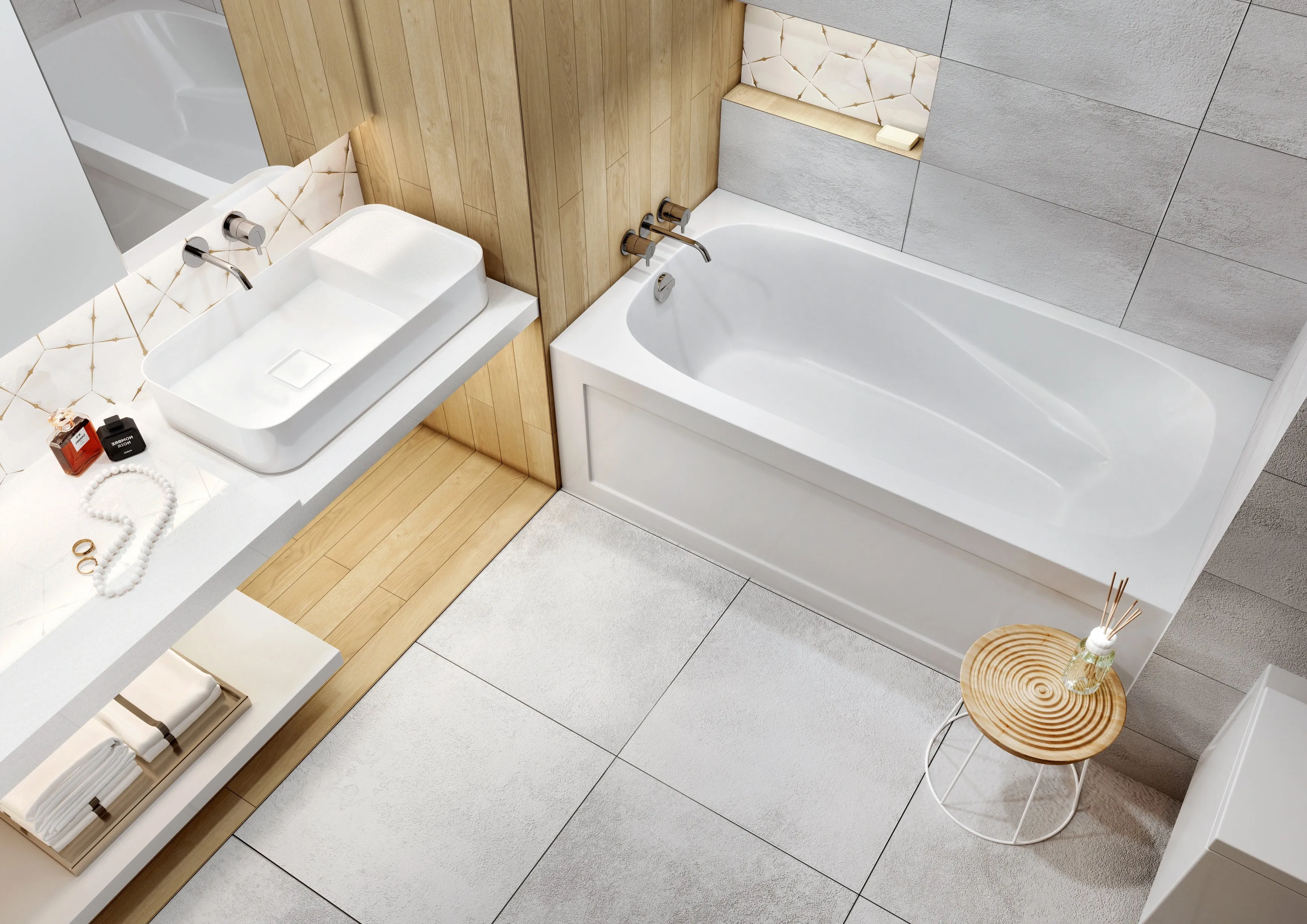 Mirolin Tucson 60" x 32" Skirted Bathtub