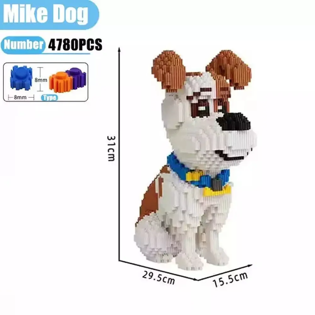 MOC NON  7822pcs Creative DIY Animal Cute Panda Mini Diamond Building Blocks Educational Boy toys  3D Model Bricks