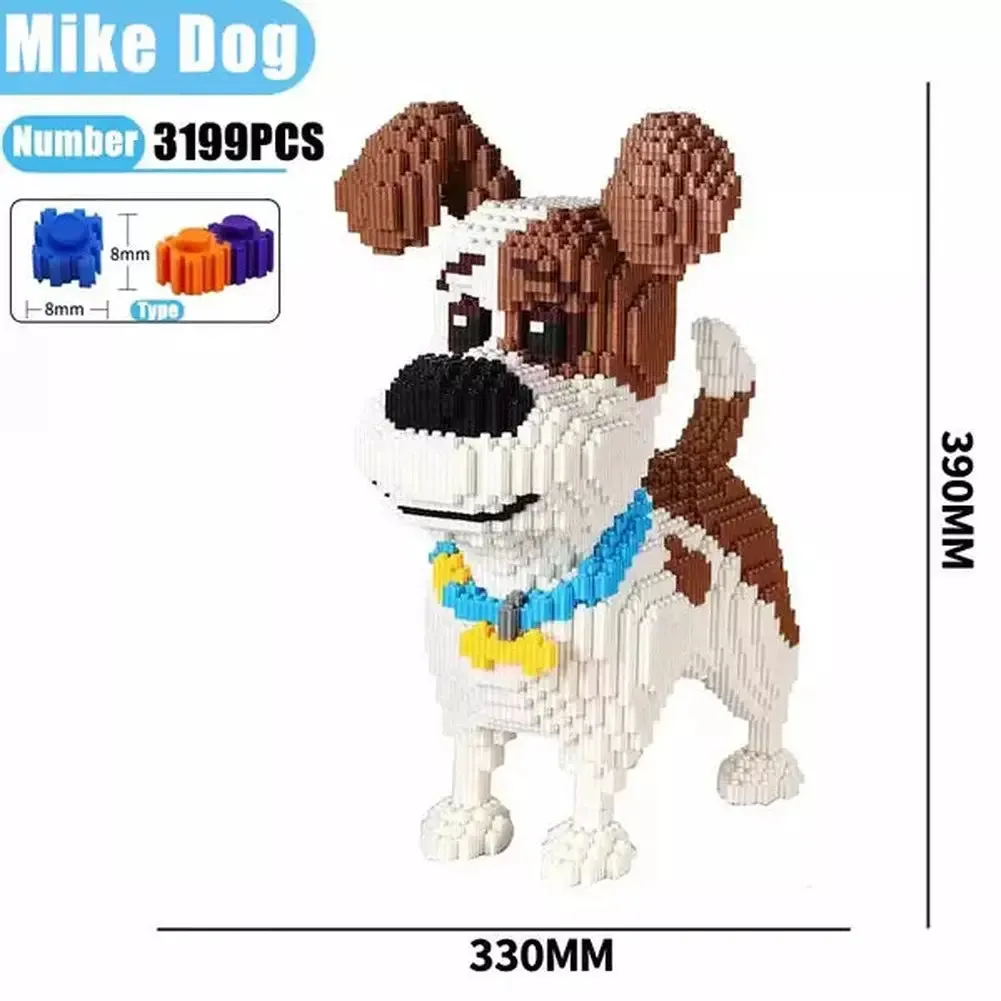 MOC NON  7822pcs Creative DIY Animal Cute Panda Mini Diamond Building Blocks Educational Boy toys  3D Model Bricks