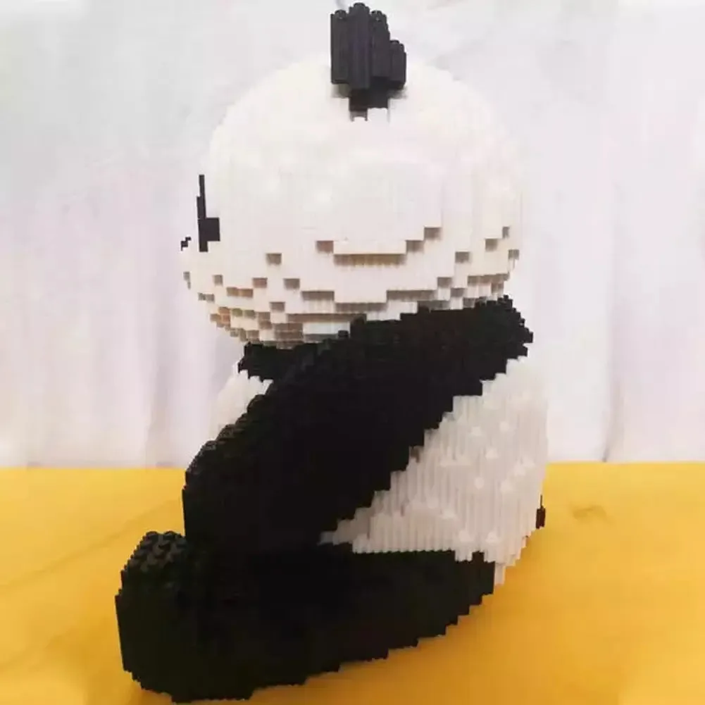MOC NON  7822pcs Creative DIY Animal Cute Panda Mini Diamond Building Blocks Educational Boy toys  3D Model Bricks