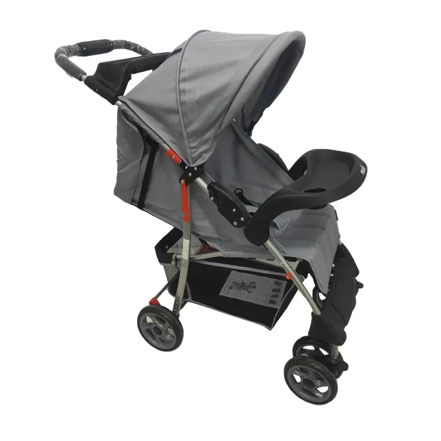 Moon Bezik - One Fold Stroller (Mid Grey)