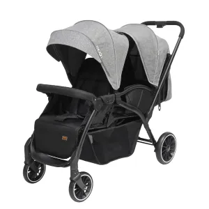 Moon Dois Twin Stroller (Grey)